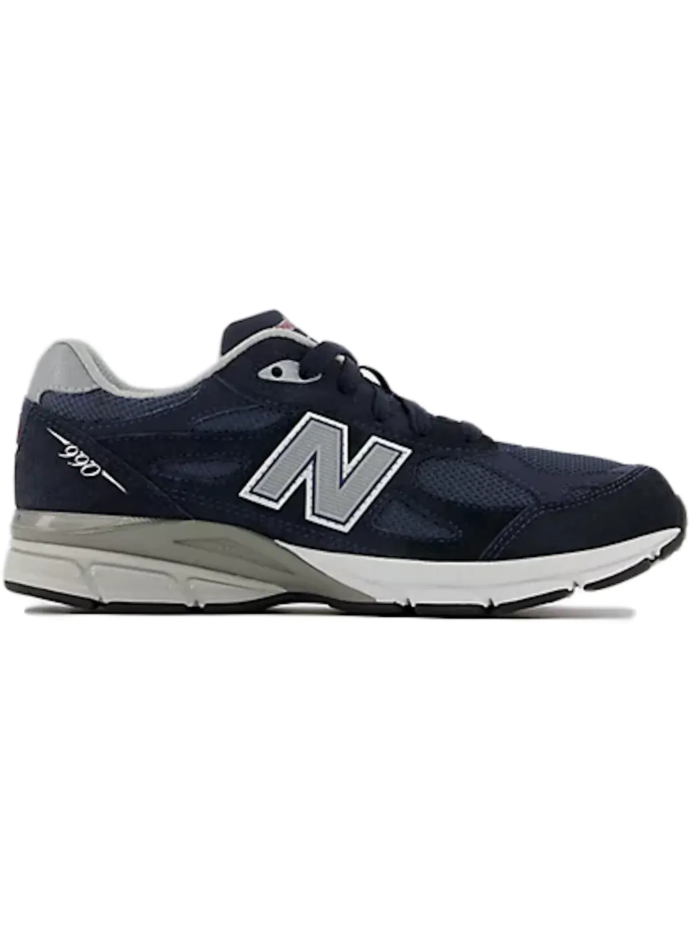 Детские кроссовки lifestyle с амортизацией New Balance 990v3 — изображение 1 из 1, темно-синий/серый
