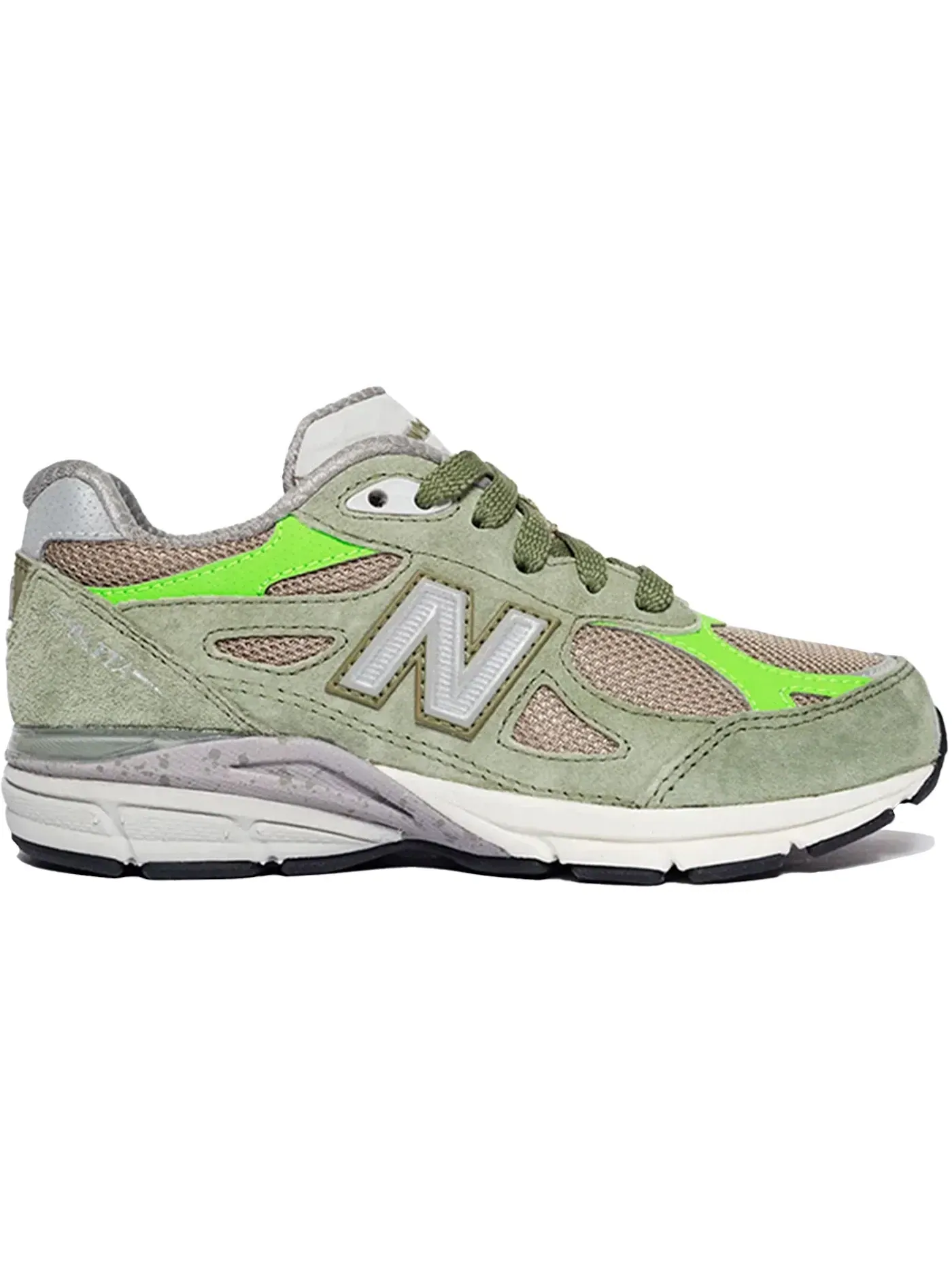 Детские кроссовки Lifestyle New Balance 990v3 Patta Keep Your Family Close (PS) — изображение 1 из 1, оливковый яркий зеленый