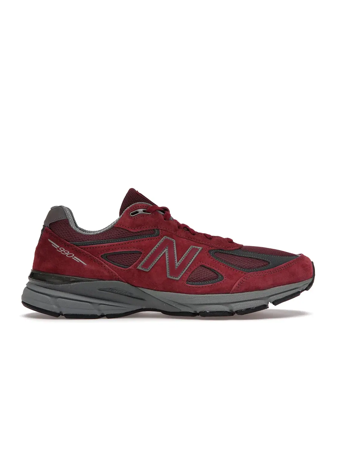 Мужские кроссовки Lifestyle New Balance 990v4 New Balance — изображение 1 из 4, бордовый серый