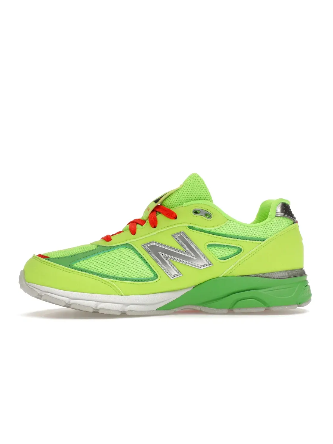 Детские кроссовки Lifestyle New Balance 990v4 — изображение 3 из 4, зеленый/зеленый/красный