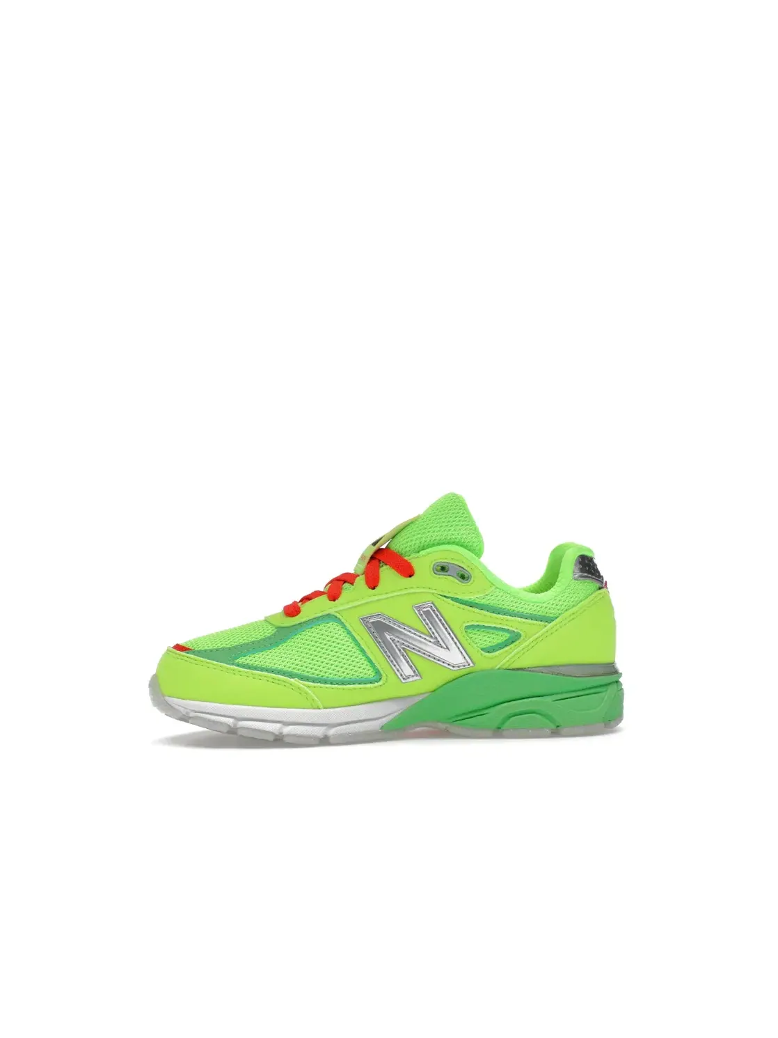 Детские кроссовки Lifestyle New Balance 990v4 — изображение 3 из 4, зеленый/зеленый/красный