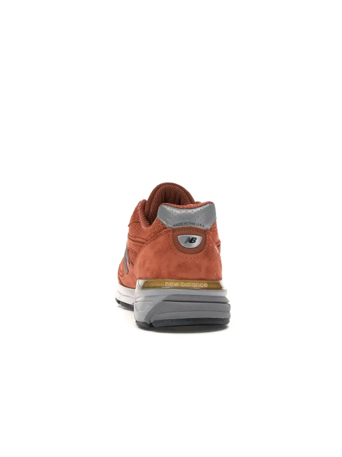 Мужские кроссовки Lifestyle с замшевым верхом New Balance 990v4 New Balance — изображение 4 из 4, серебристый