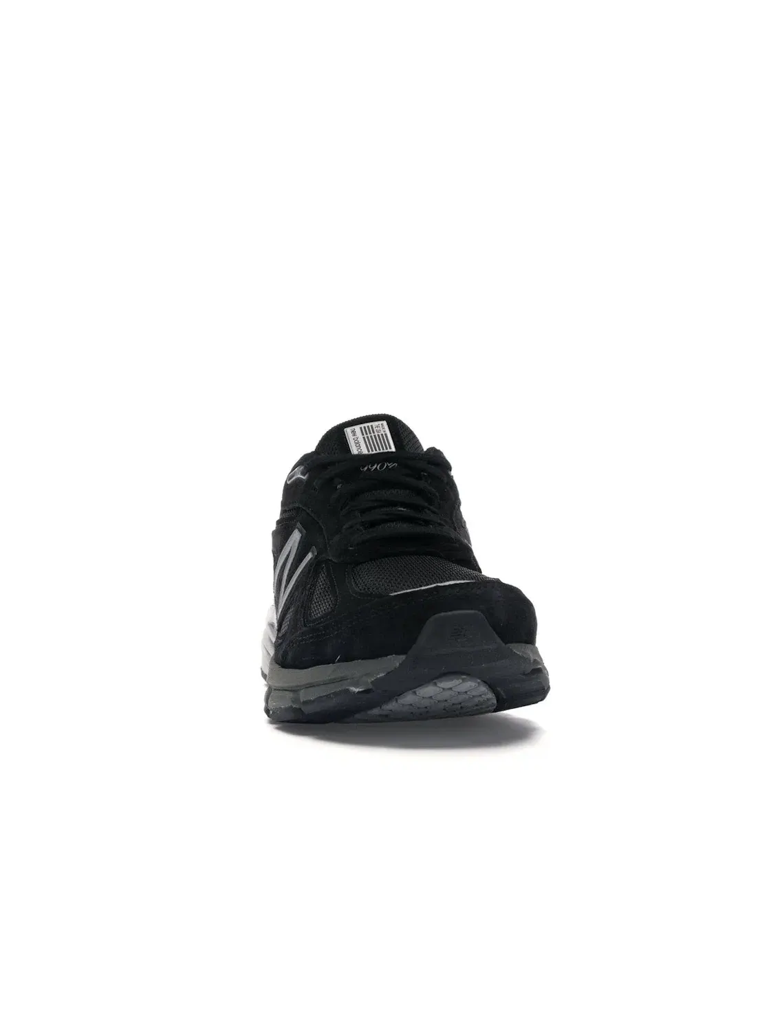 Мужские кроссовки с замшевым верхом New Balance 990v4 — изображение 2 из 4, черный/серебристый