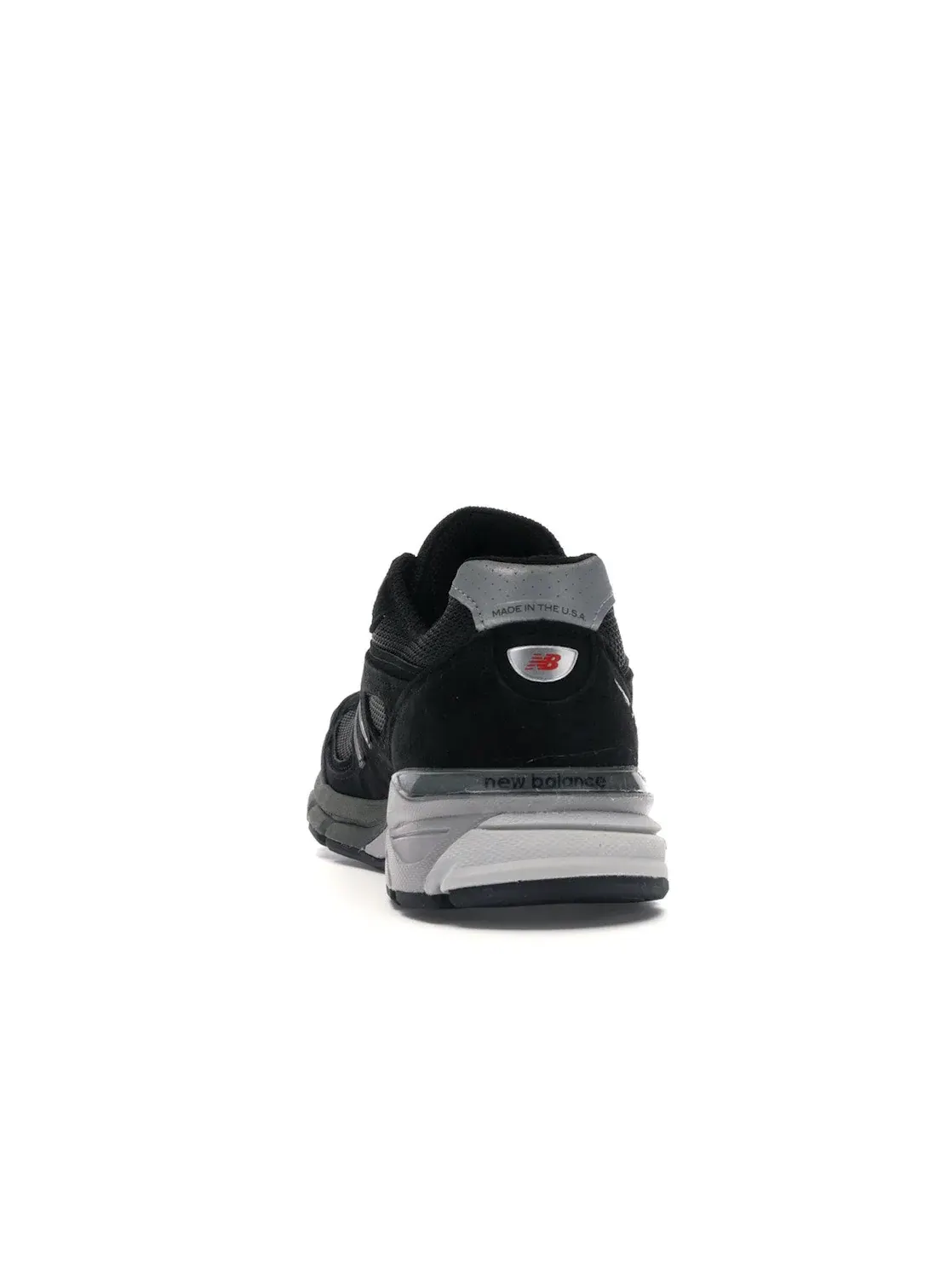 Мужские кроссовки с замшевым верхом New Balance 990v4 — изображение 4 из 4, черный/серебристый