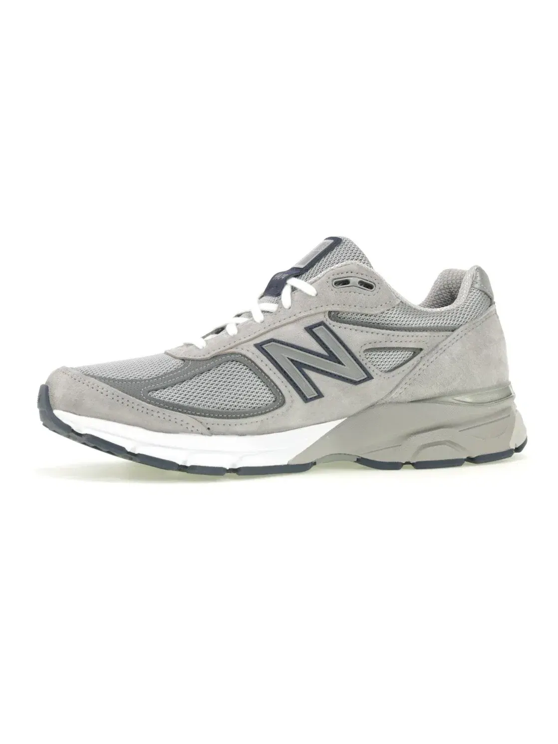 Мужские кроссовки Lifestyle с замшевым верхом New Balance 990v4 — изображение 3 из 4, серый/темно-синий