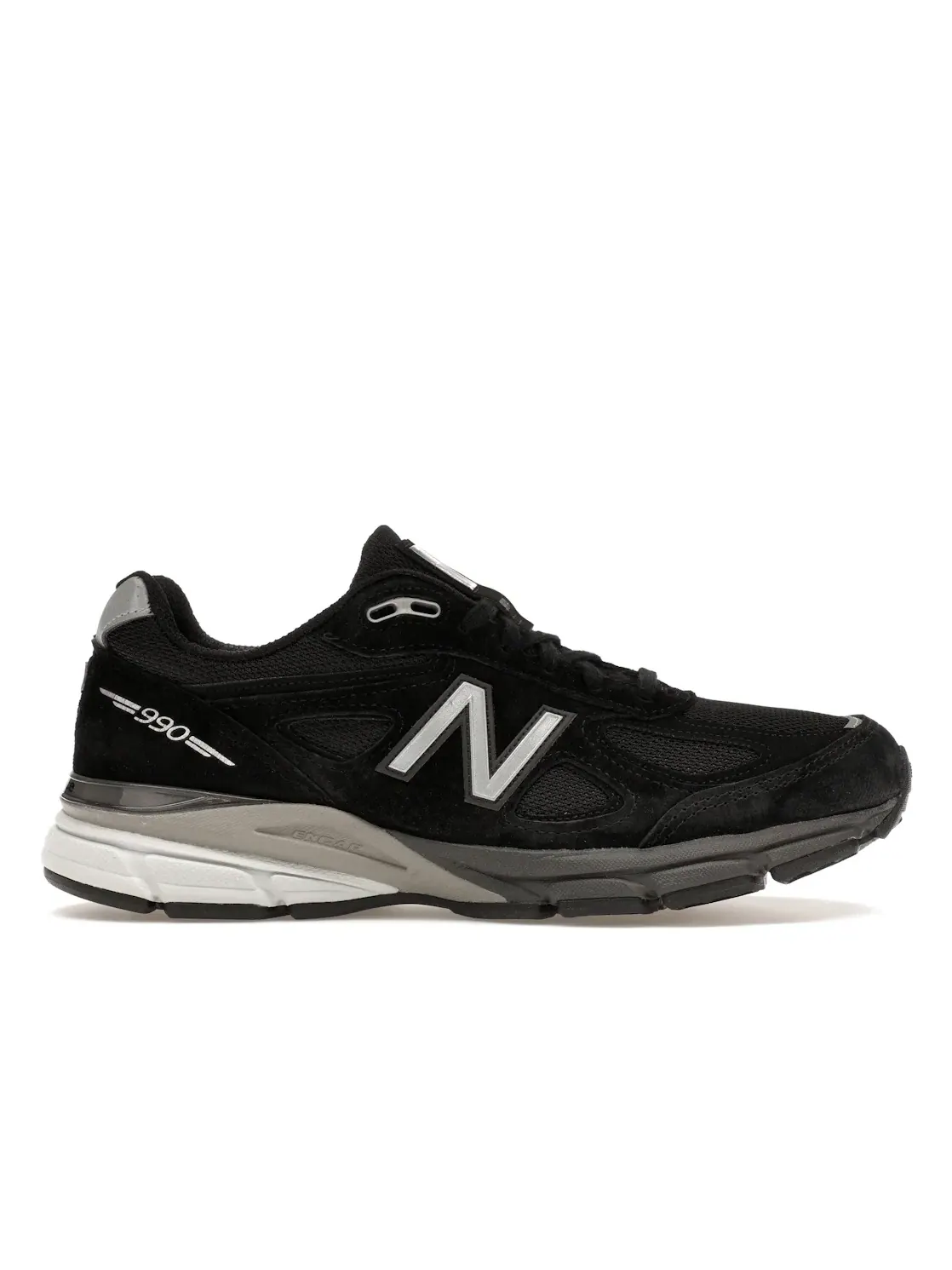 Мужские кроссовки Lifestyle New Balance 990v4 — изображение 1 из 4, черный/серебристый