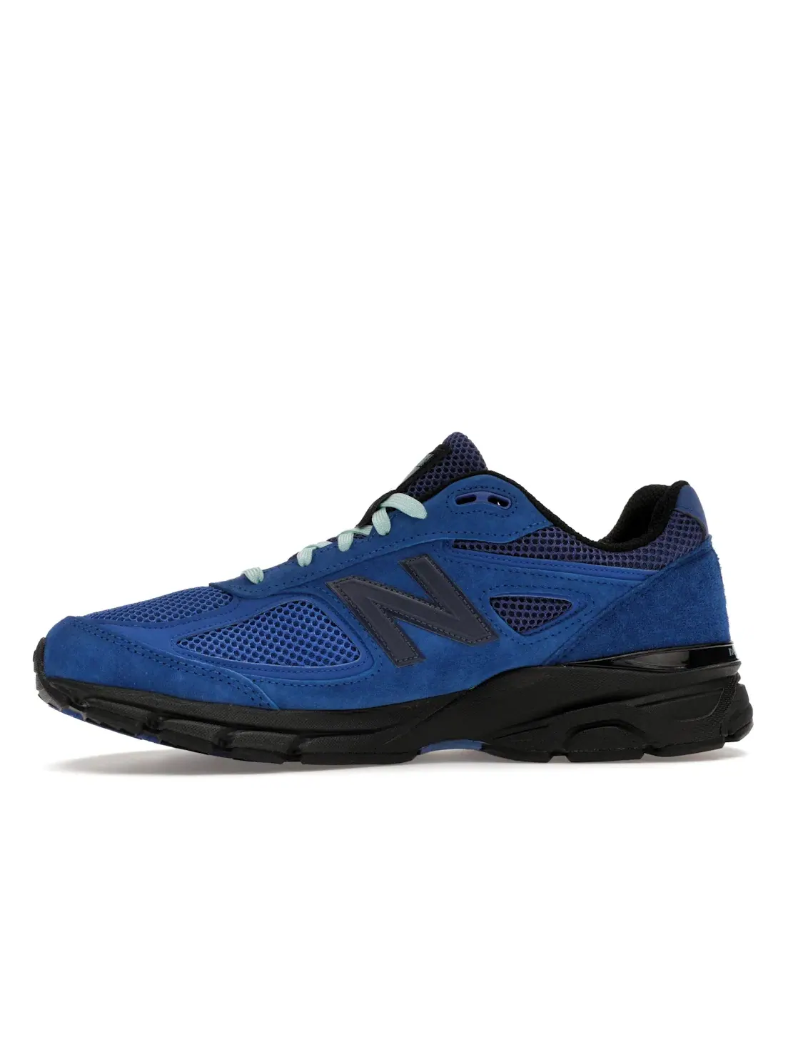 Мужские кроссовки Lifestyle с принтом New Balance 990v4 New Balance — изображение 3 из 4, синий/черный