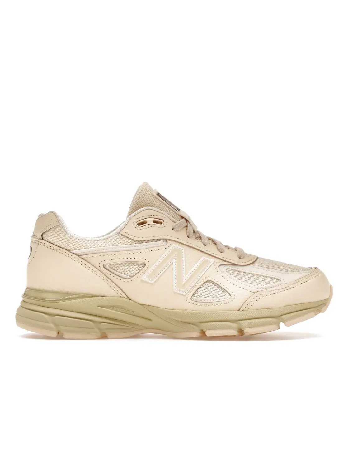 Мужские кроссовки Lifestyle New Balance 990v4 New Balance — изображение 1 из 4, бежевый/зеленый