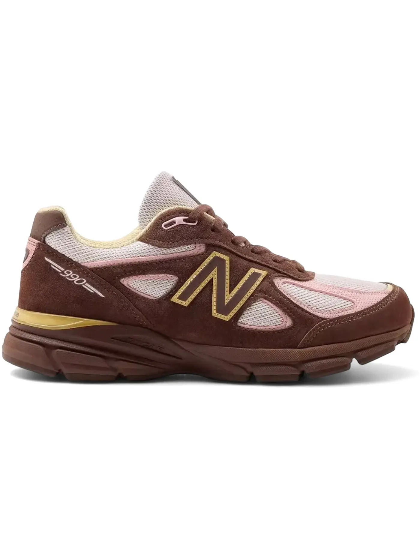 Мужские кроссовки Lifestyle New Balance 990v4 — изображение 1 из 1, розовый
