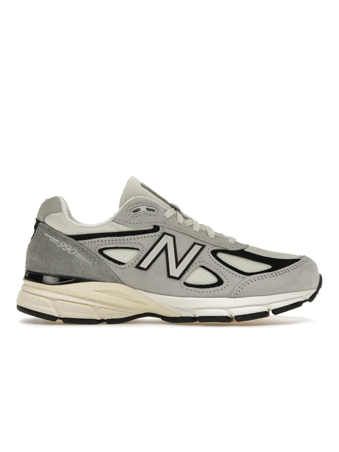 Мужские кроссовки Lifestyle с сетчатым верхом New Balance 990v4 — изображение 1 из 4, серый/черный
