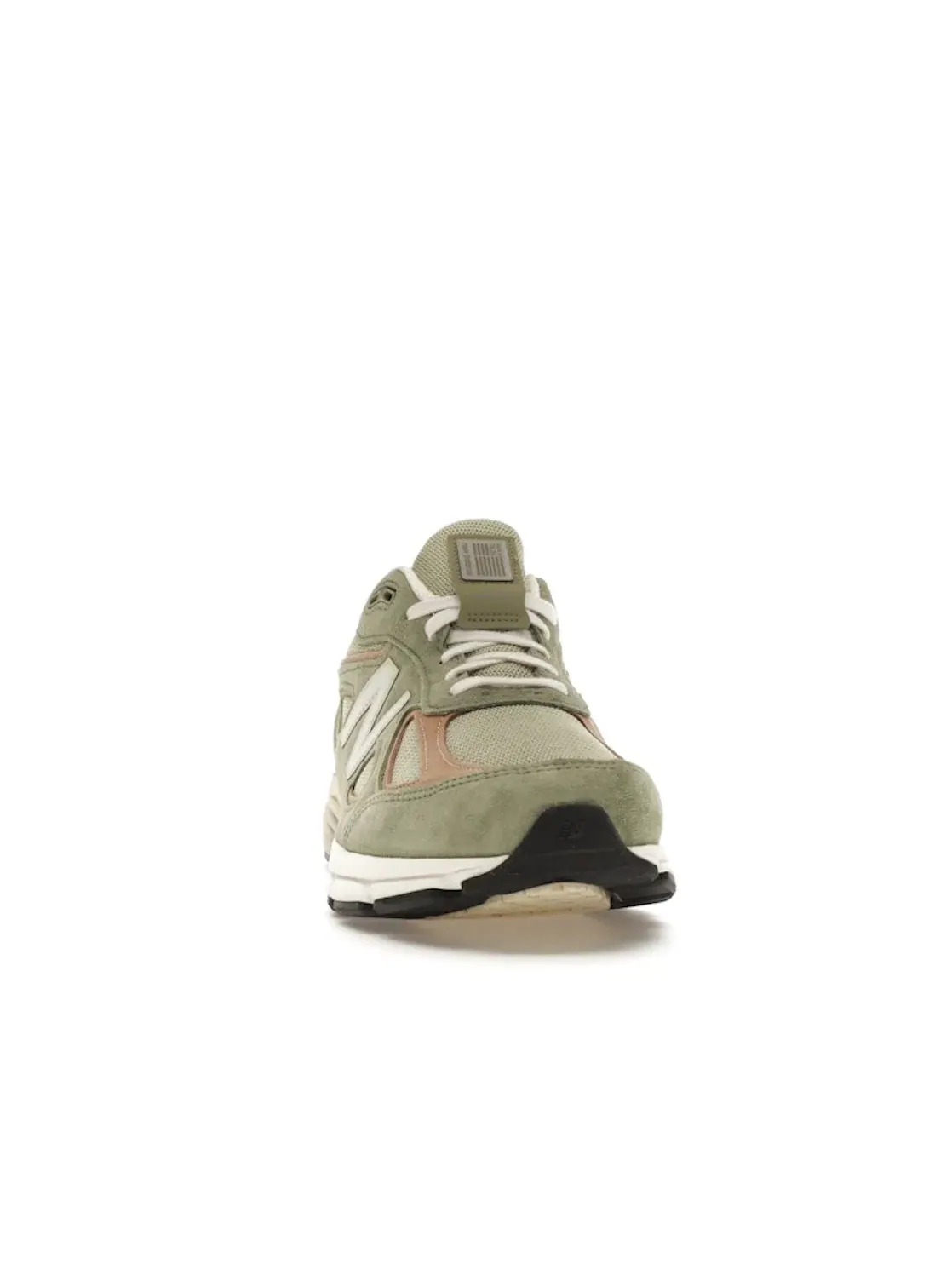 Мужские кроссовки Lifestyle с замшевыми накладками New Balance 990v4 — изображение 2 из 4, оливковый