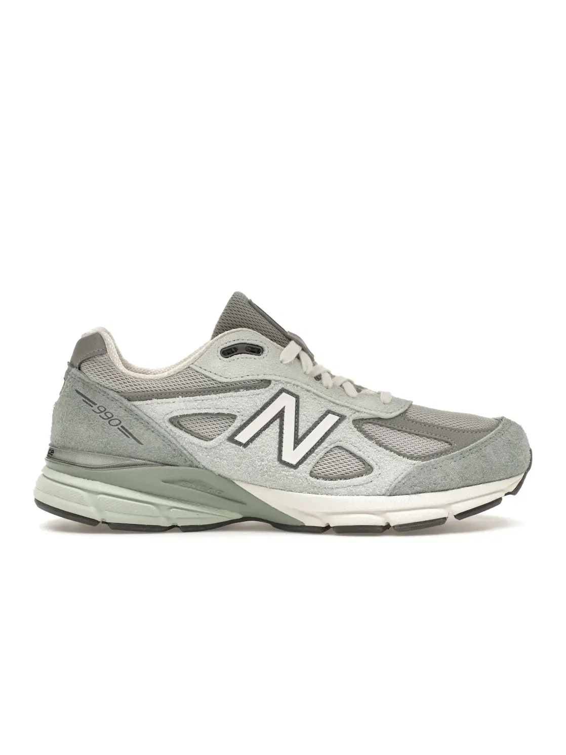 Мужские кроссовки Lifestyle New Balance 990v4 The Whitaker Group Willful Bias — изображение 1 из 4, зеленый/кремовый/черный
