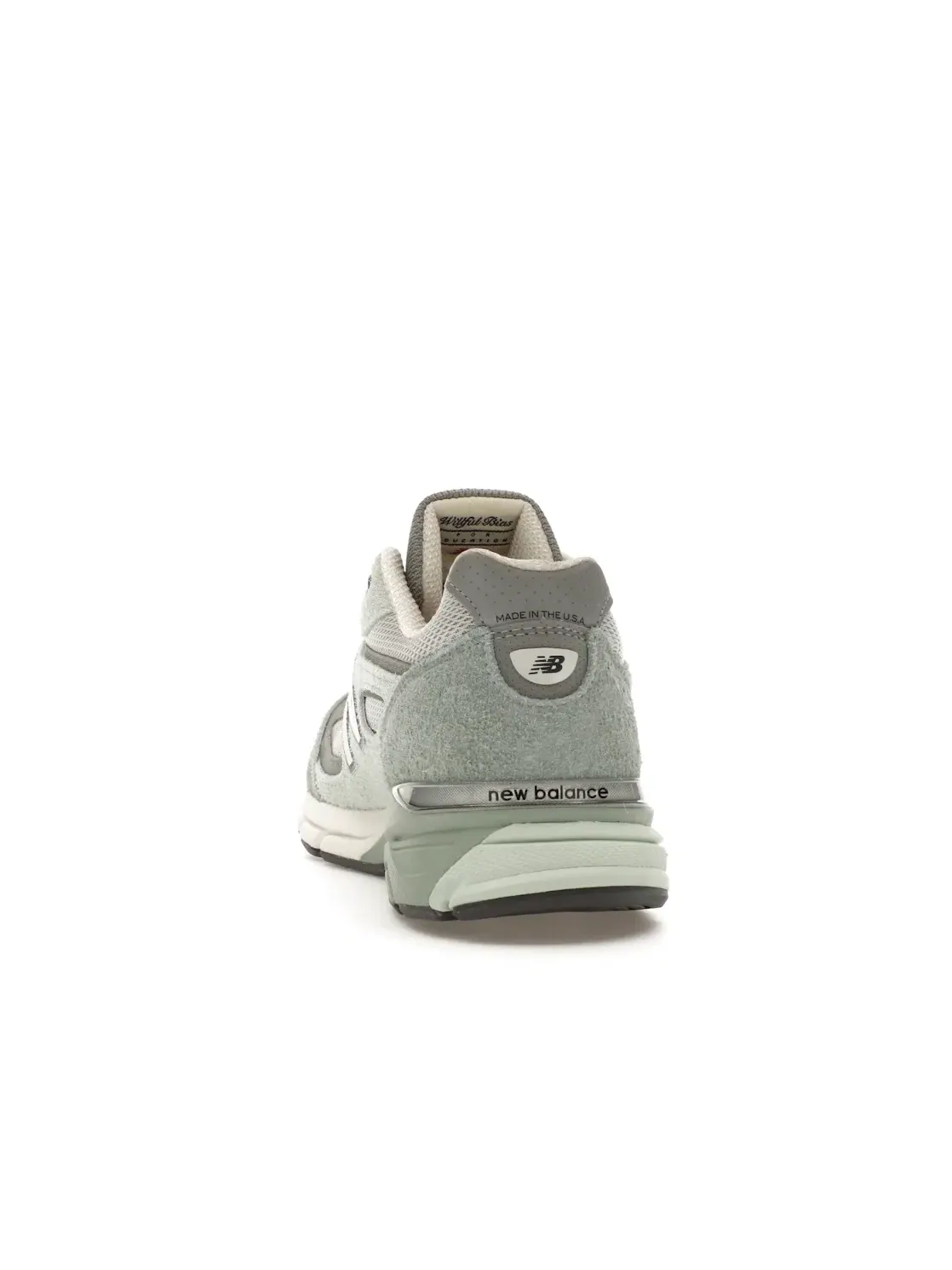 Мужские кроссовки Lifestyle New Balance 990v4 The Whitaker Group Willful Bias — изображение 4 из 4, зеленый/кремовый/черный