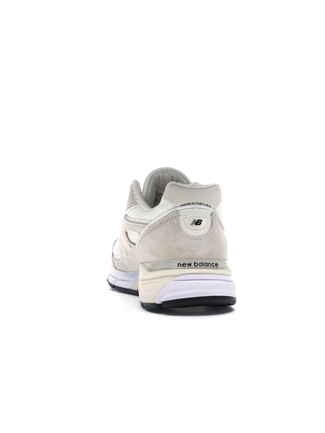 Мужские кроссовки Lifestyle с замшевым и сетчатым верхом New Balance 990v4 Stussy Cream — изображение 4 из 4, кремовый белый