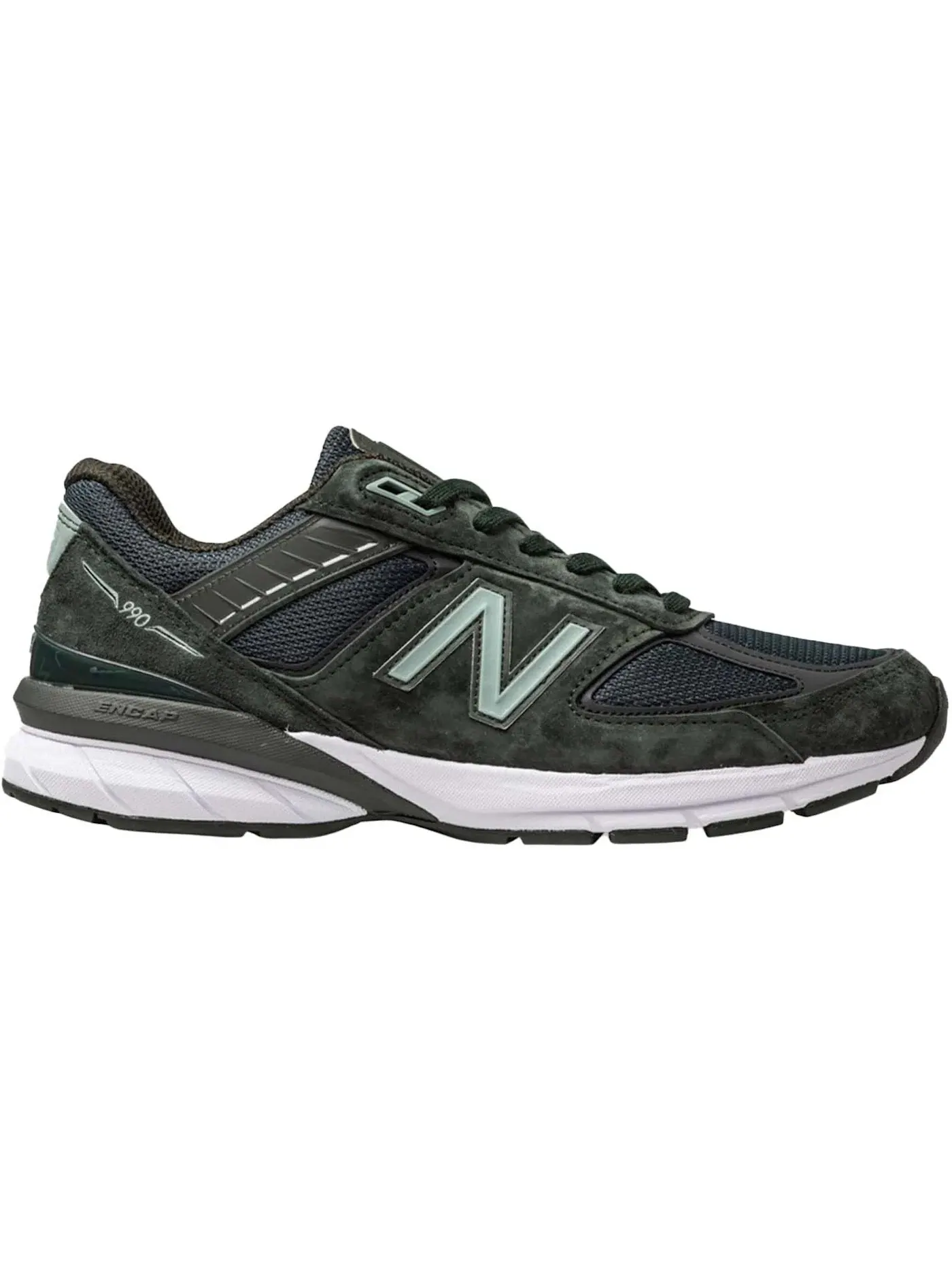 Мужские кроссовки Lifestyle New Balance 990v5 — изображение 1 из 1, зеленый/темный серый