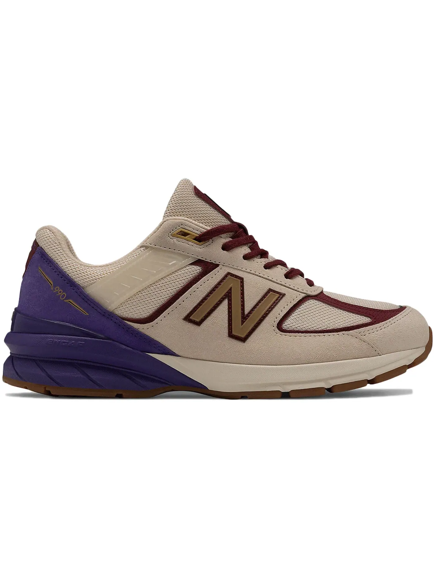 Мужские кроссовки lifestyle New Balance 990v5 — изображение 1 из 1, фиолетовый