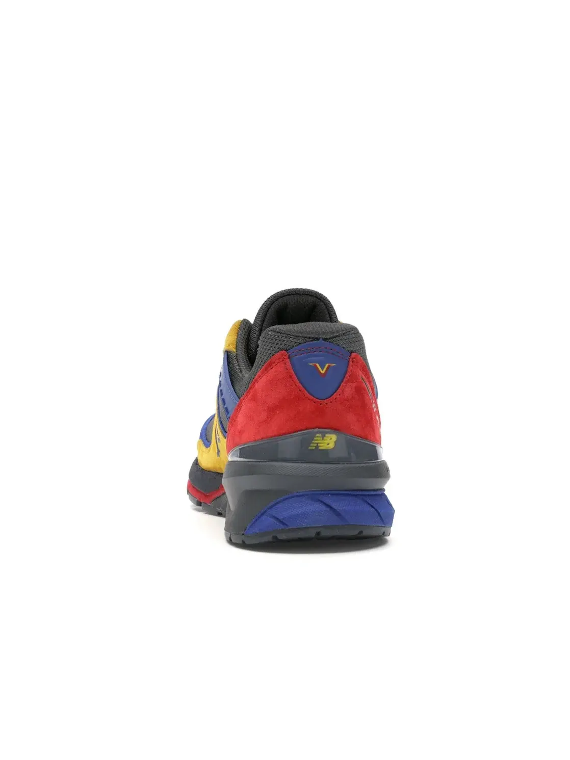 Мужские кроссовки Lifestyle New Balance 990v5 Shoe City x Eat — изображение 4 из 4, желтый/синий-красный