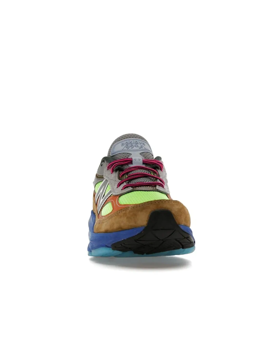 Мужские кроссовки Lifestyle с принтом New Balance 990v6 Action Bronson Baklava — изображение 2 из 4, зеленый/синий