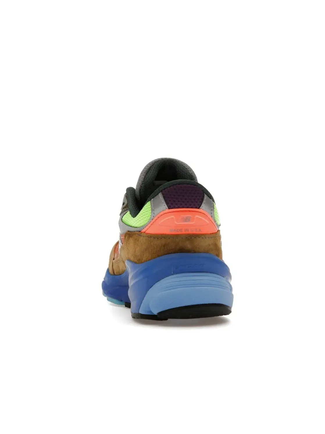 Мужские кроссовки Lifestyle с принтом New Balance 990v6 Action Bronson Baklava — изображение 4 из 4, зеленый/синий