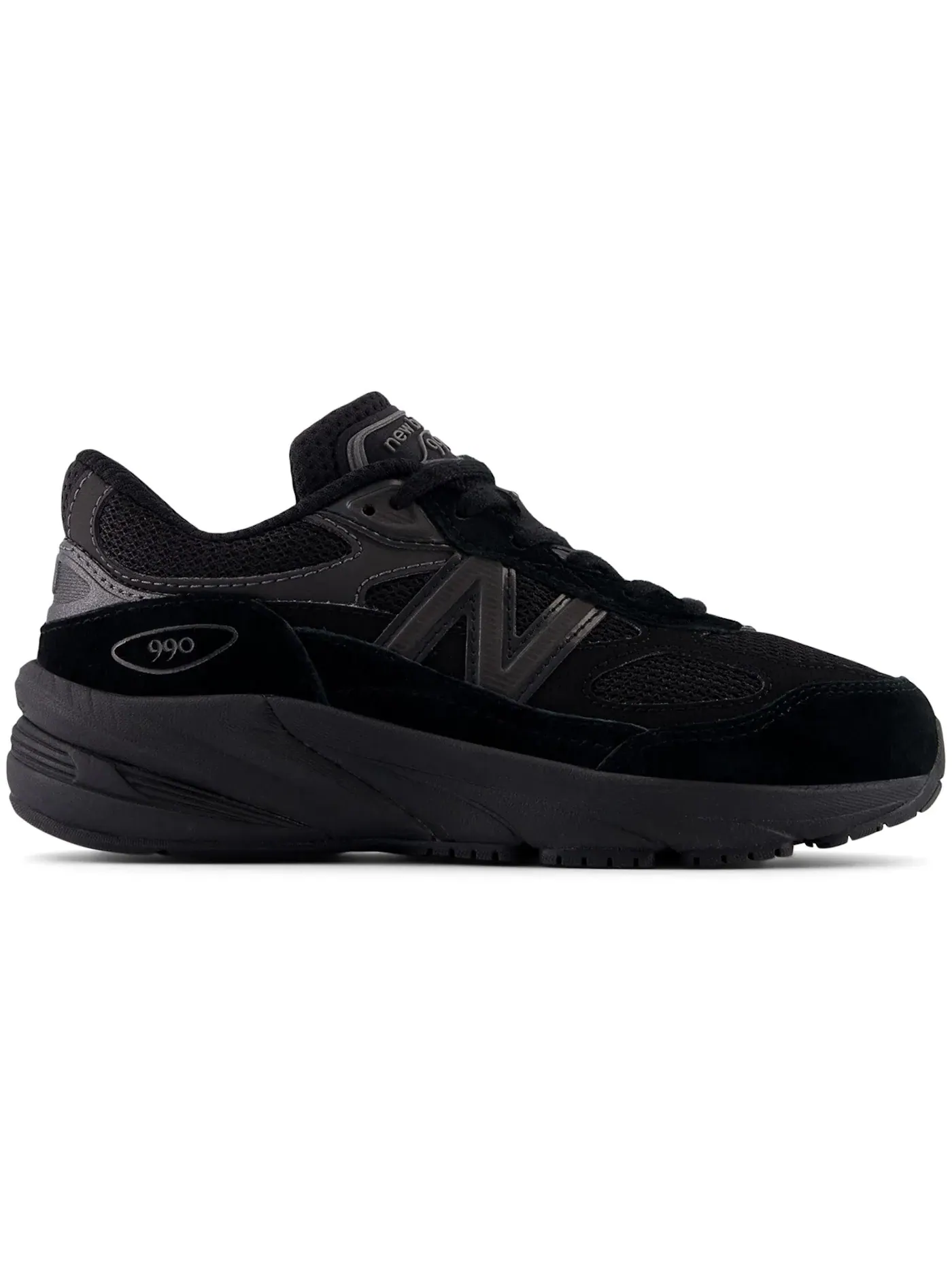Детские кроссовки Lifestyle New Balance 990v6 — изображение 1 из 1, черный черный металлик