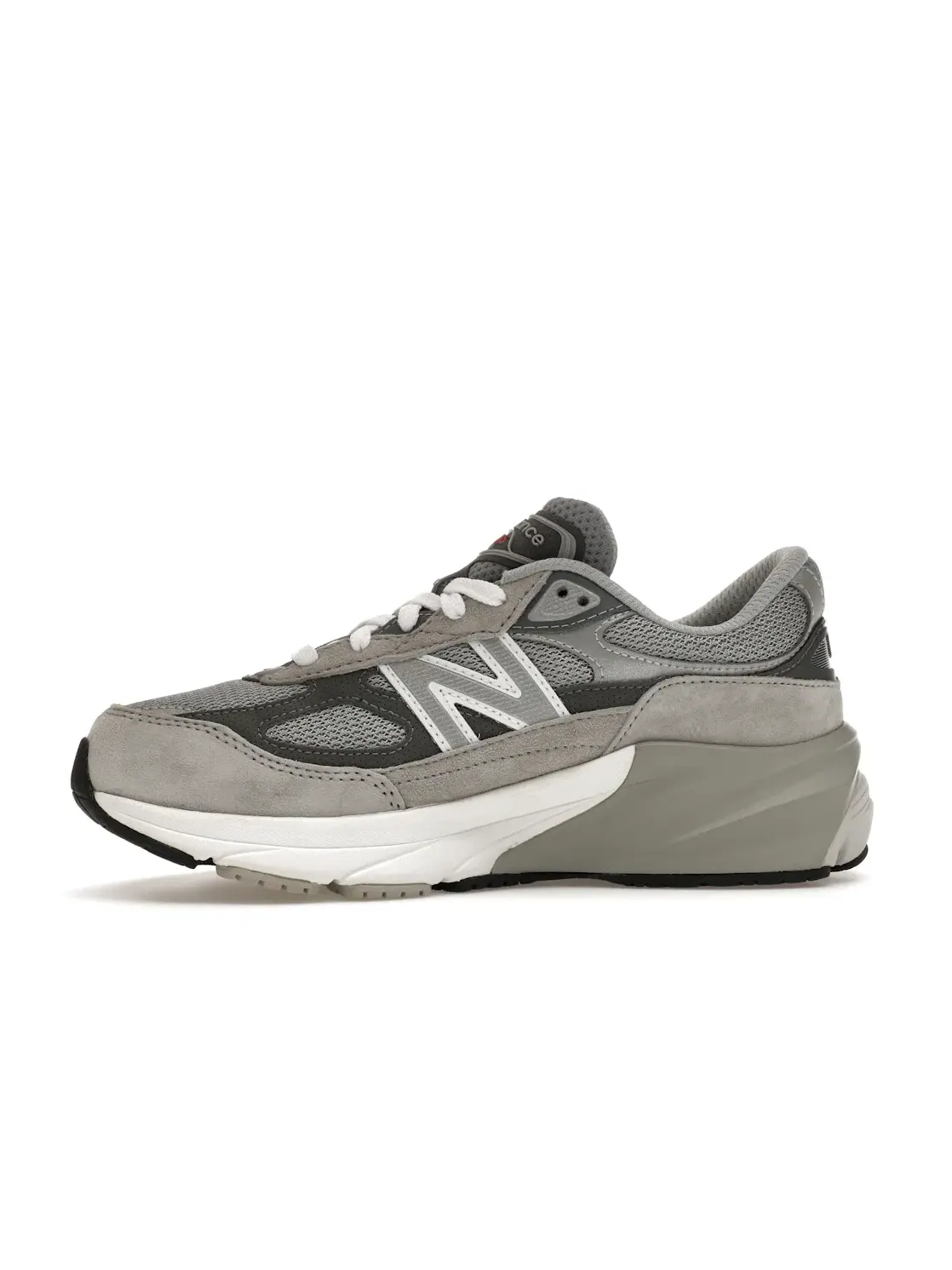 Детские кроссовки Lifestyle с ретро-дизайном New Balance 990v6 — изображение 3 из 4, серый/серебристый