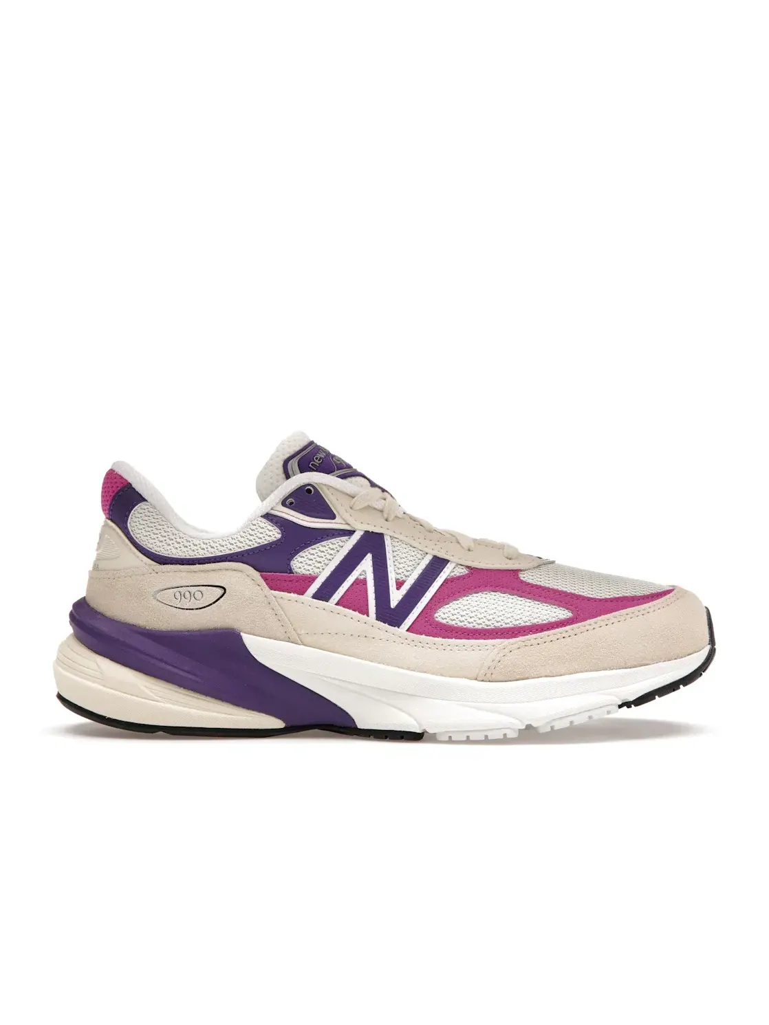 Мужские кроссовки для повседневной носки New Balance 990v6 — изображение 1 из 4, розовый