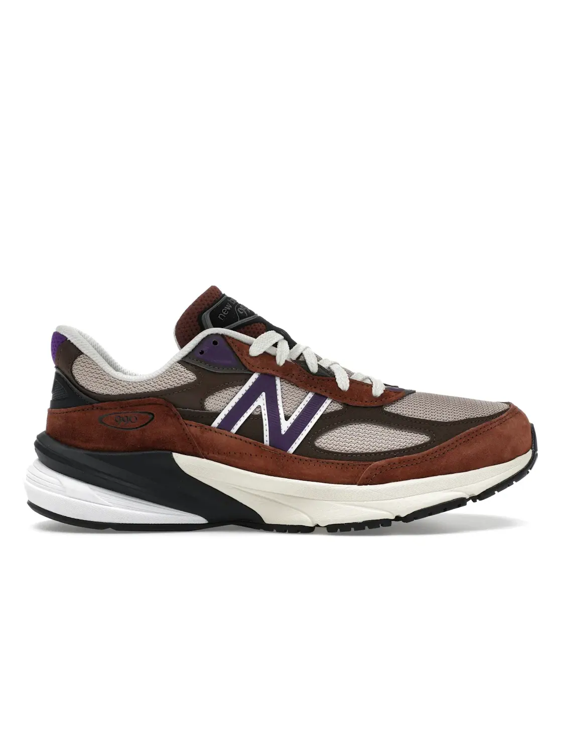 Мужские кроссовки Lifestyle New Balance 990v6 MiUSA, Rich Oak/Cosmic Grape — изображение 1 из 4