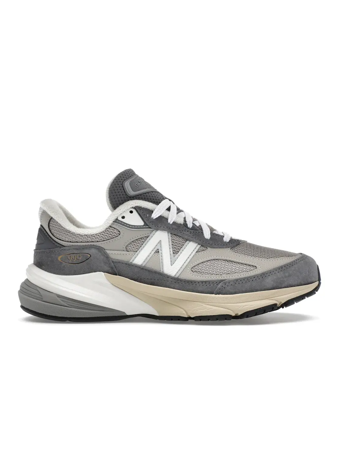 Мужские кроссовки с замшевыми вставками New Balance 990v6, Castlerock/Moonrock — изображение 1 из 4