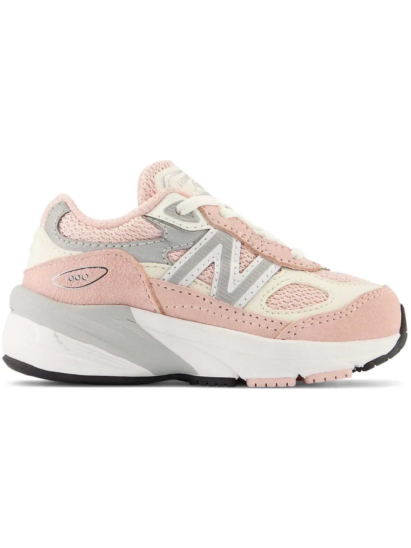 Детские кроссовки Lifestyle New Balance 990v6 — изображение 1 из 1, розовый белый
