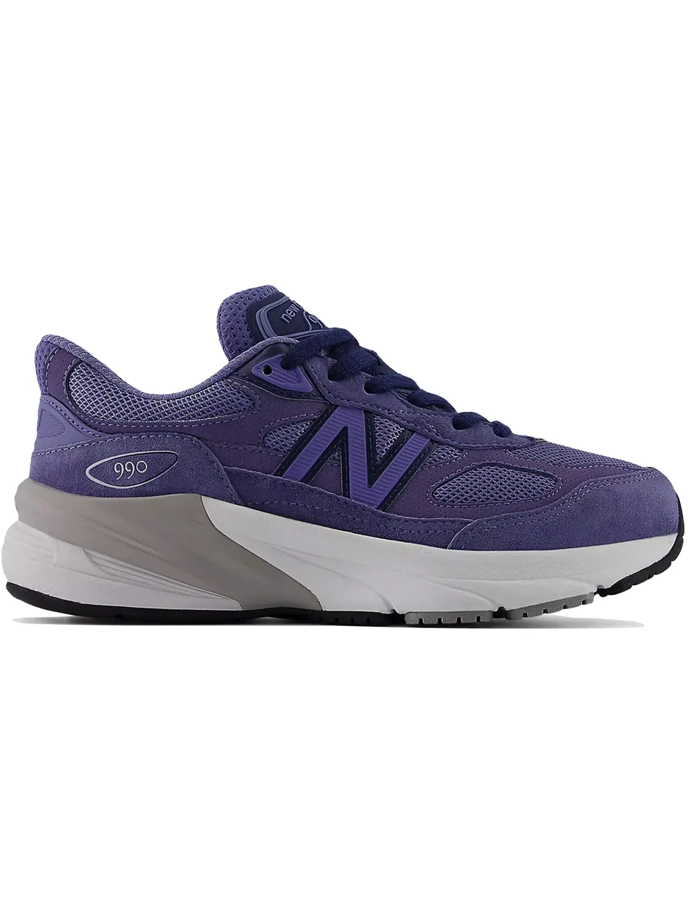 Детские кроссовки Lifestyle New Balance 990v6 — изображение 1 из 1, фиолетовый/темно-синий