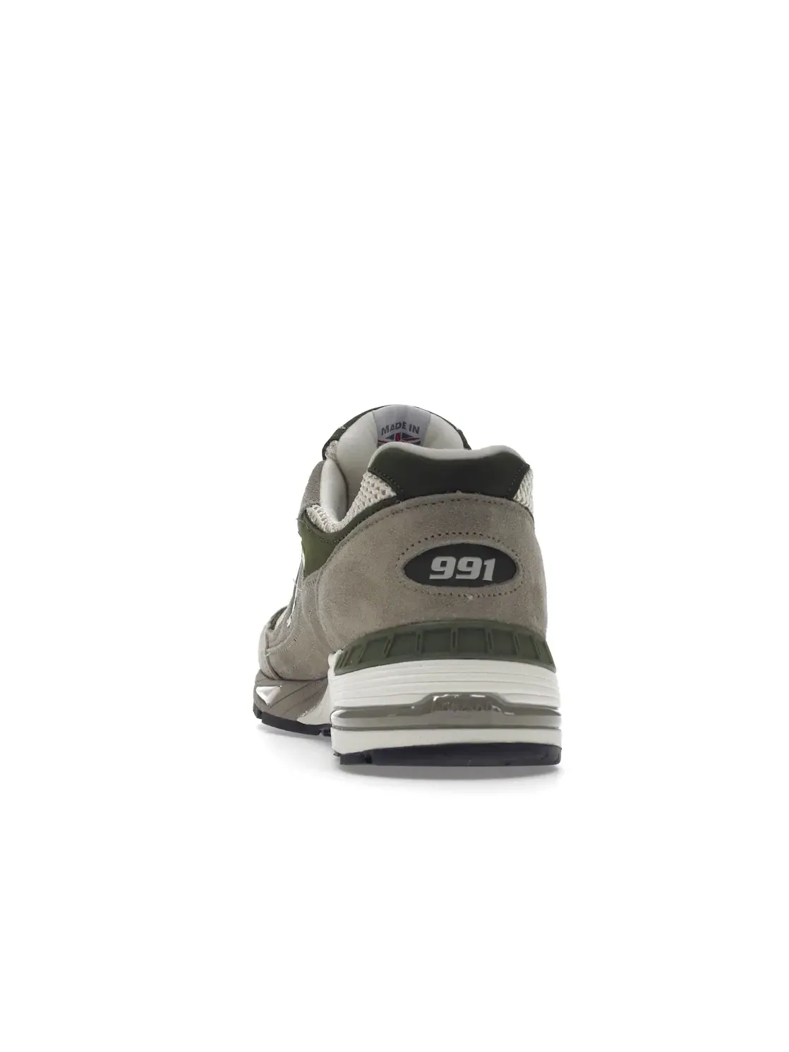 Мужские кроссовки Lifestyle New Balance 991 — изображение 4 из 4, серый/зеленый/кремовый