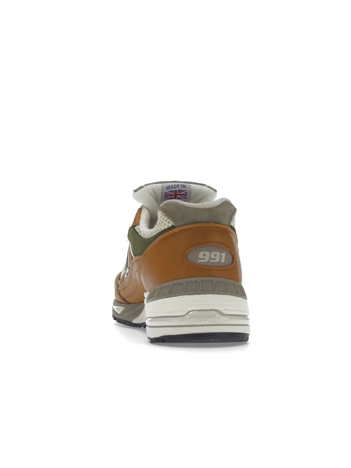 Мужские кроссовки Lifestyle New Balance 991 — изображение 4 из 4, бежевый кремовый зеленый
