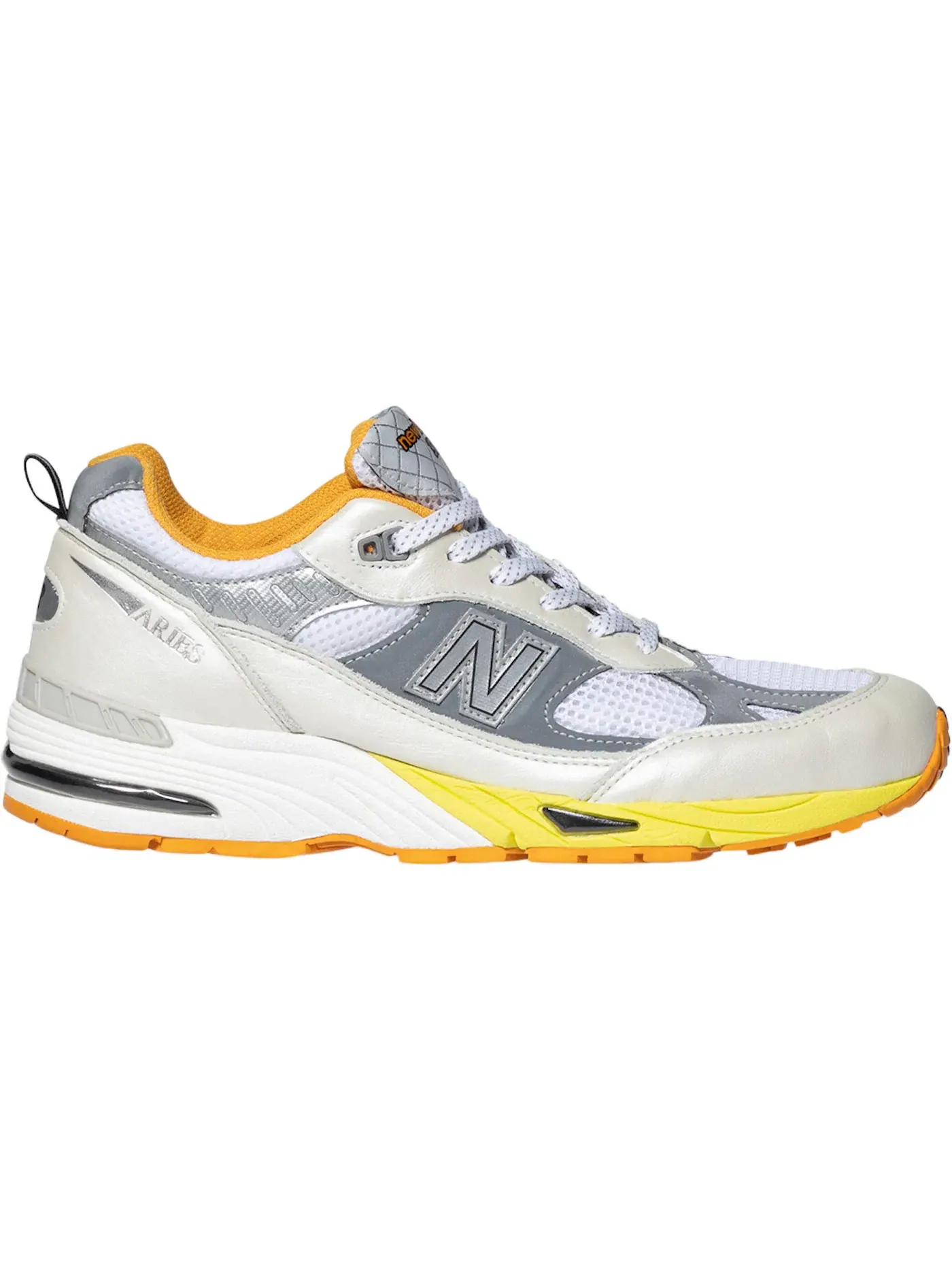 Женские кроссовки Lifestyle New Balance 991 — изображение 1 из 1, оранжевый/серебристый