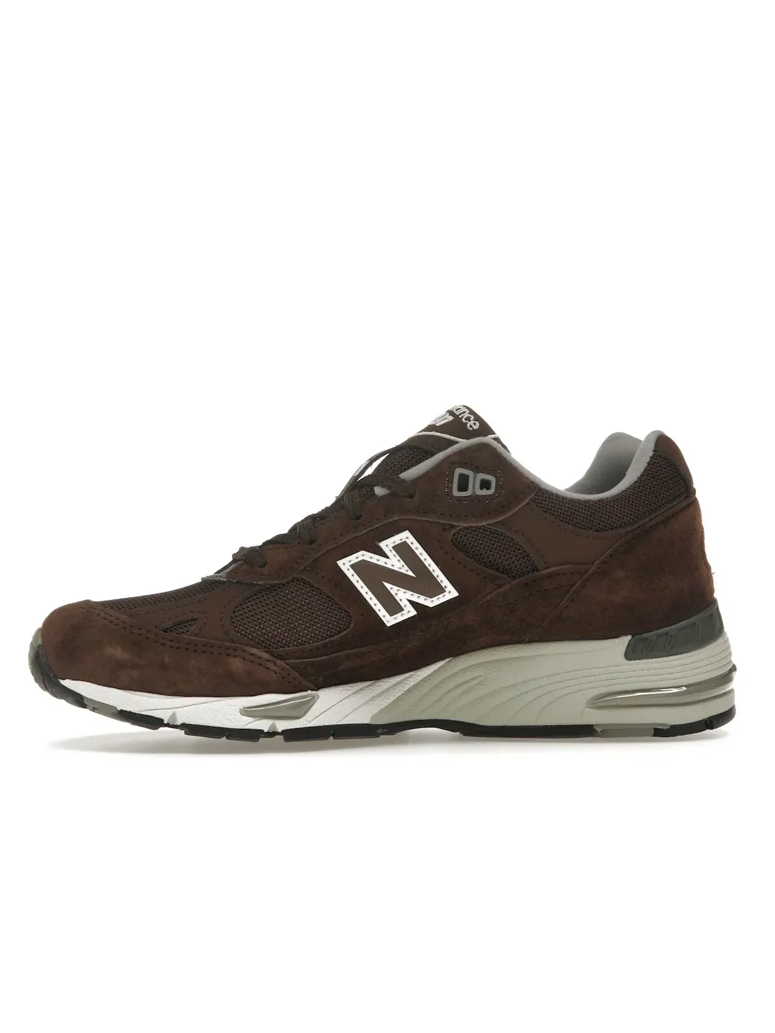 Женские кроссовки Lifestyle New Balance 991 — изображение 3 из 4, белый/белый