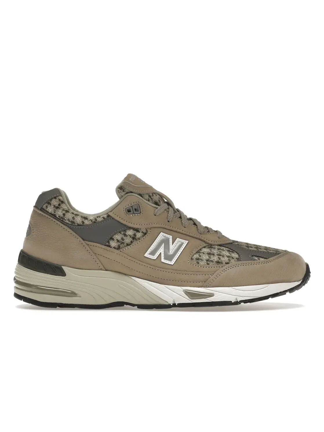 Мужские кроссовки Lifestyle с принтом New Balance 991 — изображение 1 из 4, бежевый/серый/белый