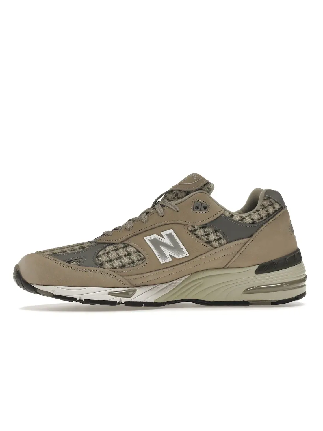 Мужские кроссовки Lifestyle с принтом New Balance 991 — изображение 3 из 4, бежевый/серый/белый