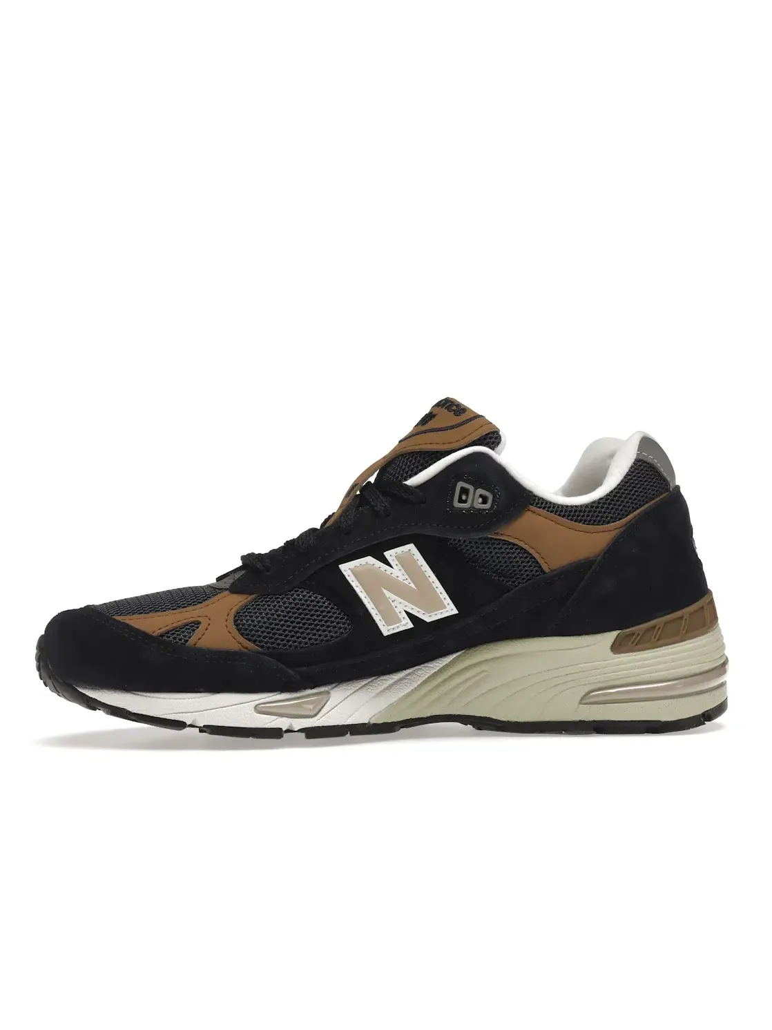 Мужские кроссовки Lifestyle New Balance 991 — изображение 3 из 4, темно-синий/песочный