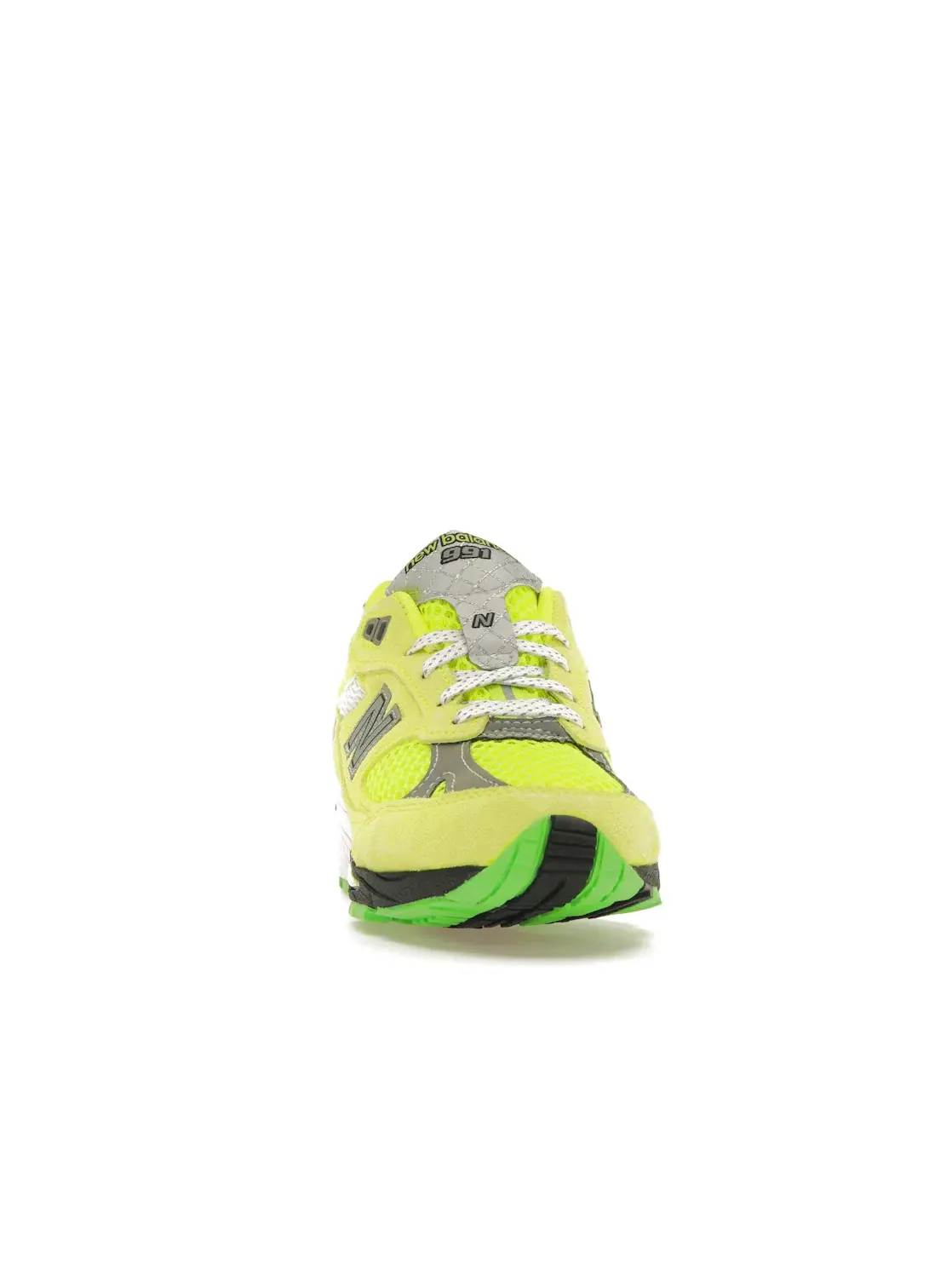 Женские кроссовки Lifestyle New Balance 991 MiUK — изображение 2 из 4, лаймовый