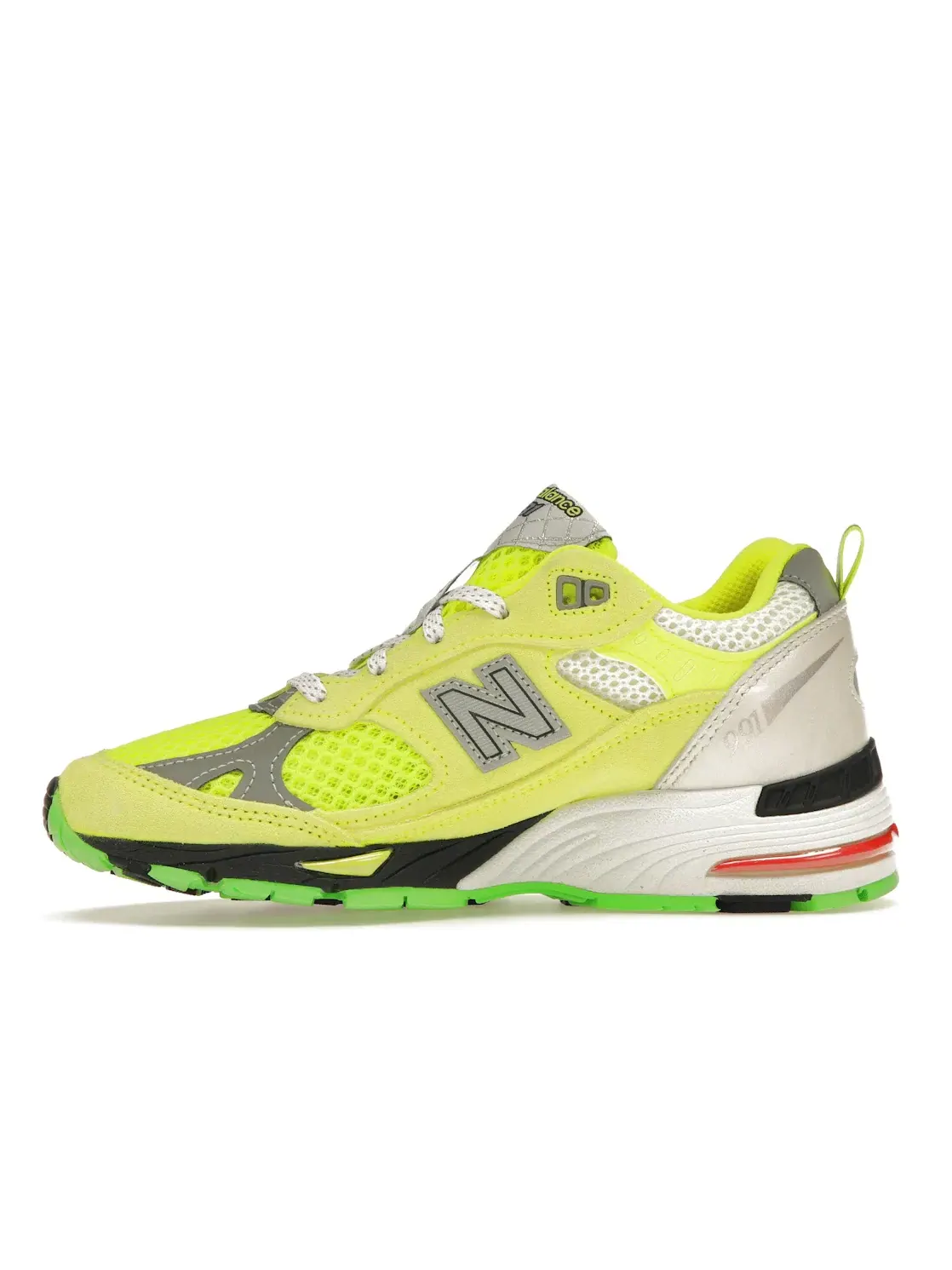 Мужские кроссовки Lifestyle New Balance 991 MiUK — изображение 3 из 4, неоновый/серый-зеленый