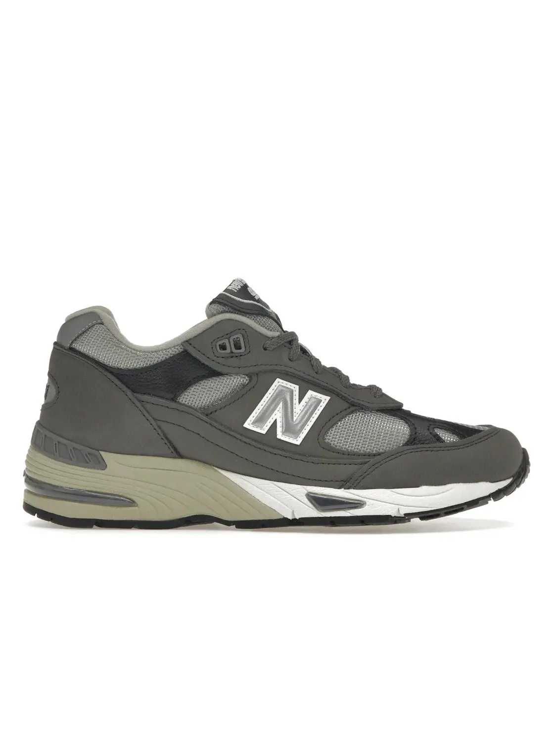 Мужские кроссовки Lifestyle New Balance 991 — изображение 1 из 4, темно-синий/белый