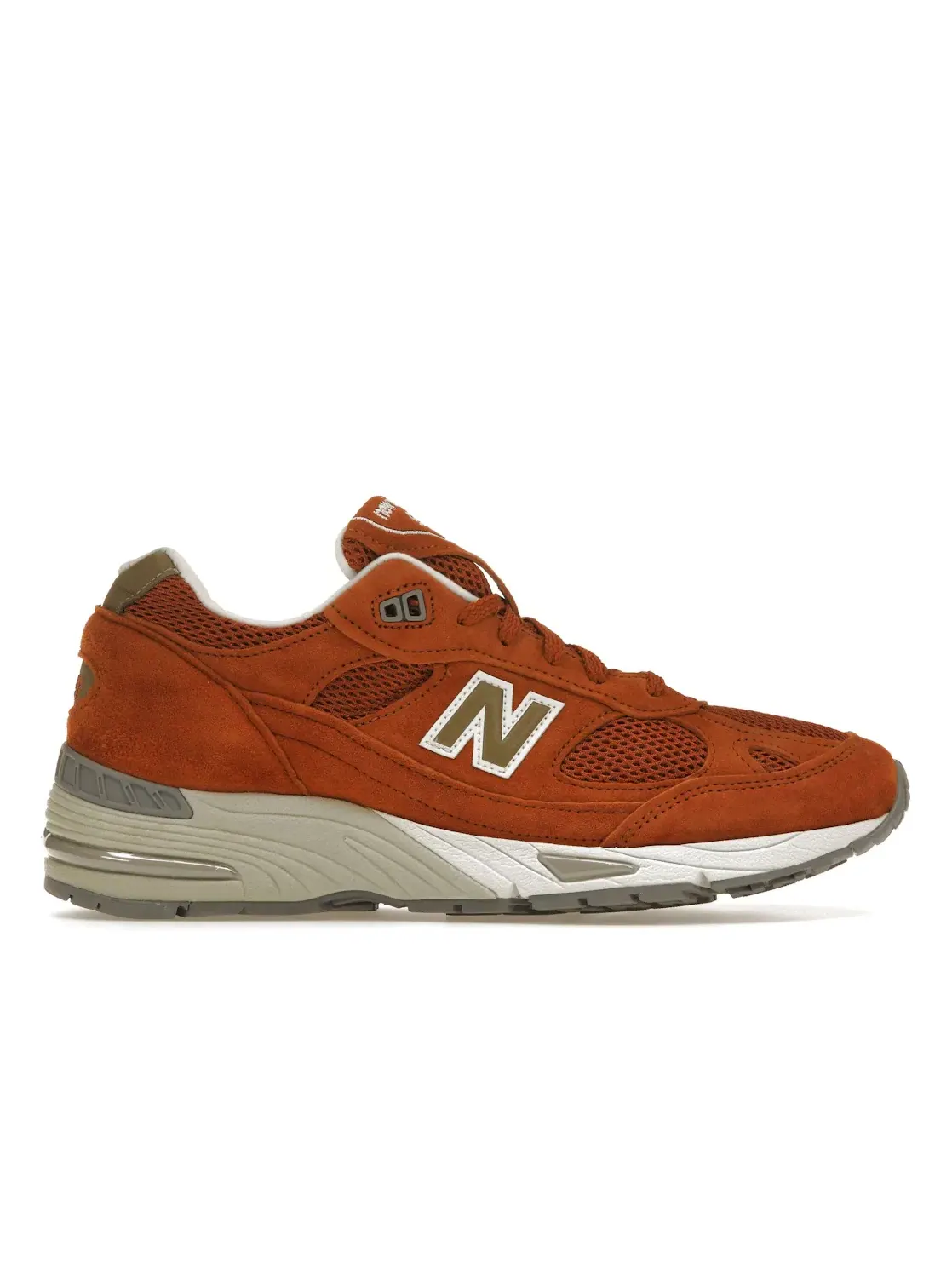 Мужские кроссовки Lifestyle New Balance 991 — изображение 1 из 4, оранжевый/серый/белый