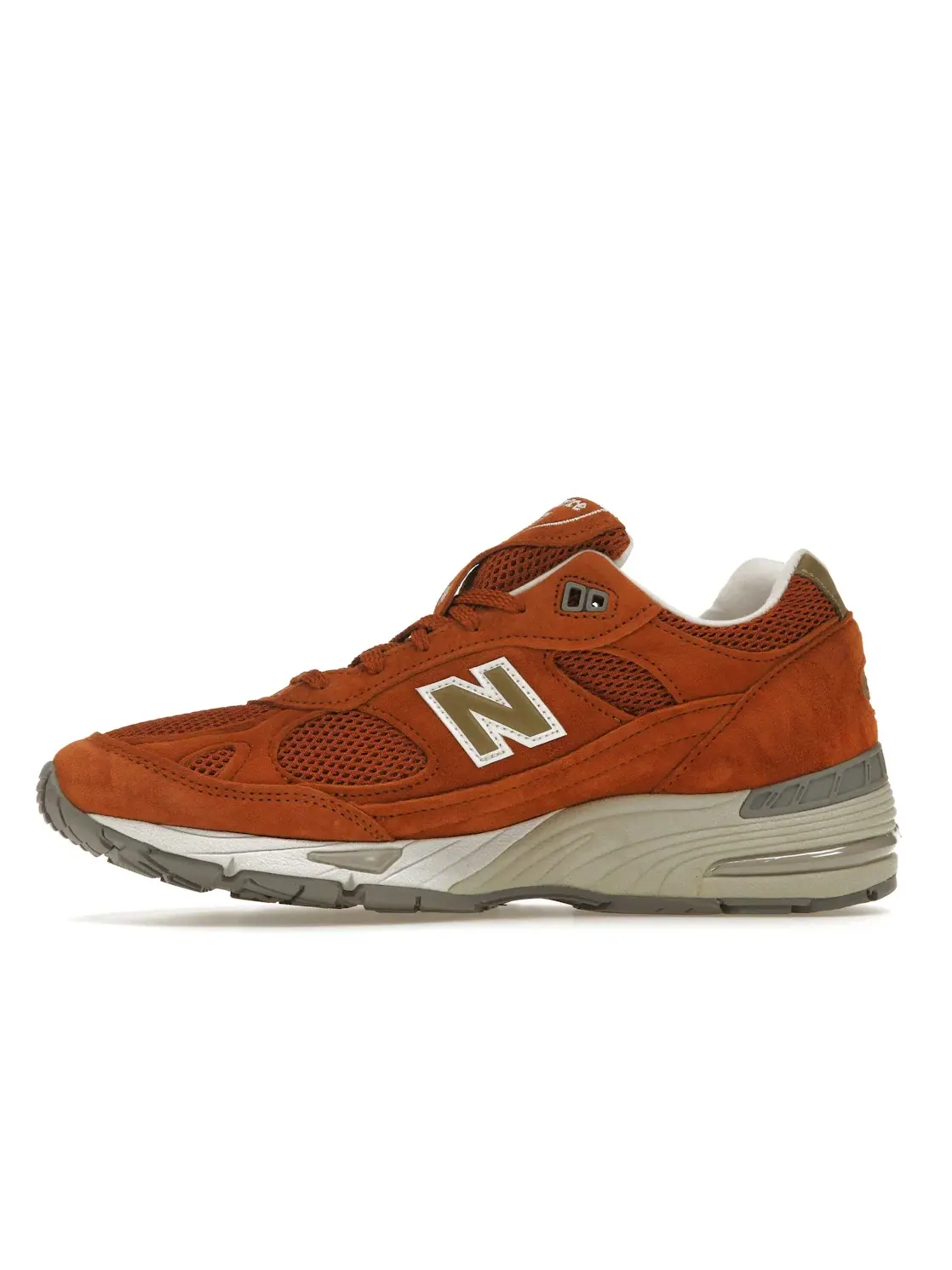 Мужские кроссовки Lifestyle New Balance 991 — изображение 3 из 4, оранжевый/серый/белый