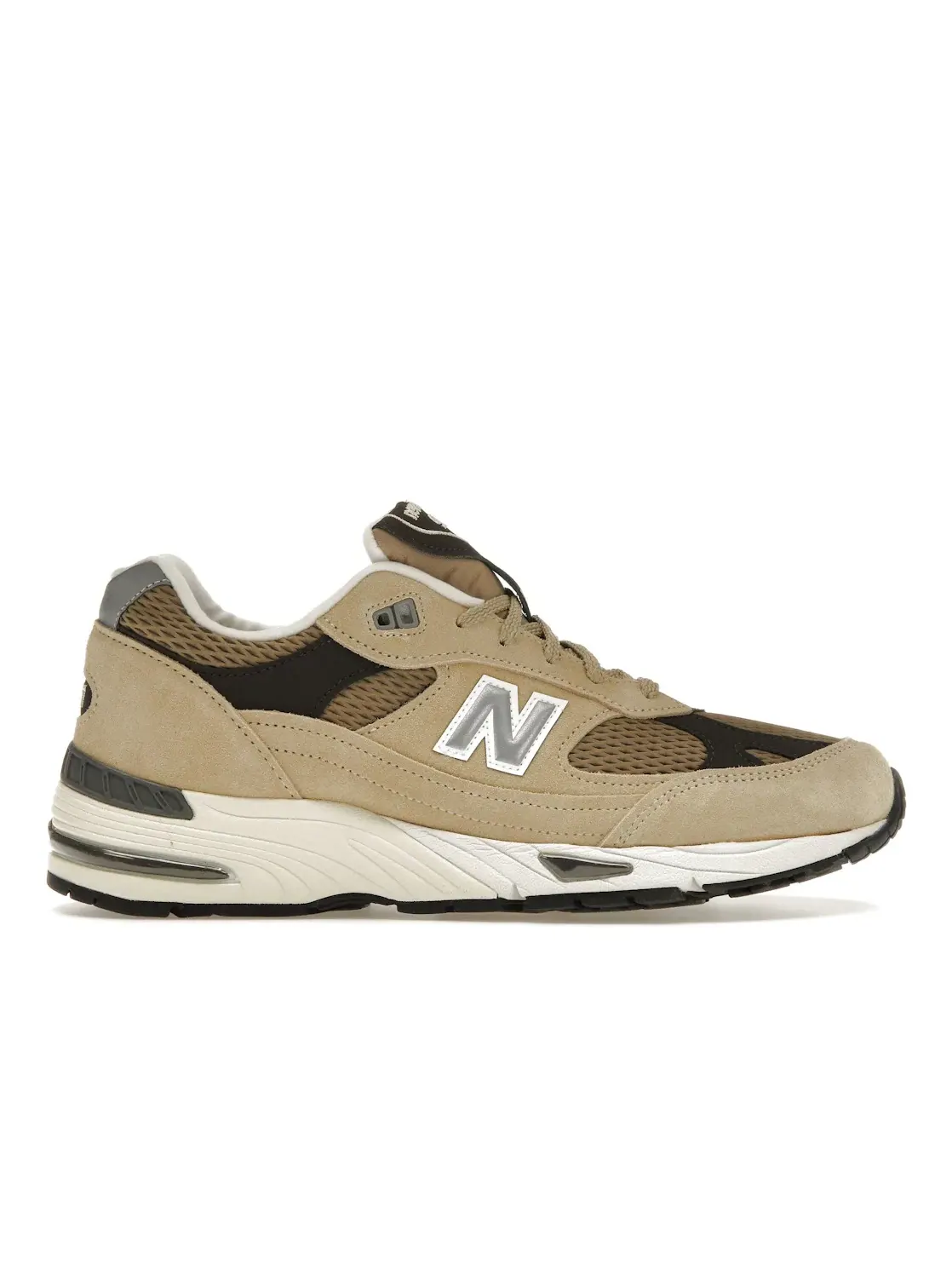 Мужские кроссовки Lifestyle New Balance 991 — изображение 1 из 4, бледный хаки/серебристый