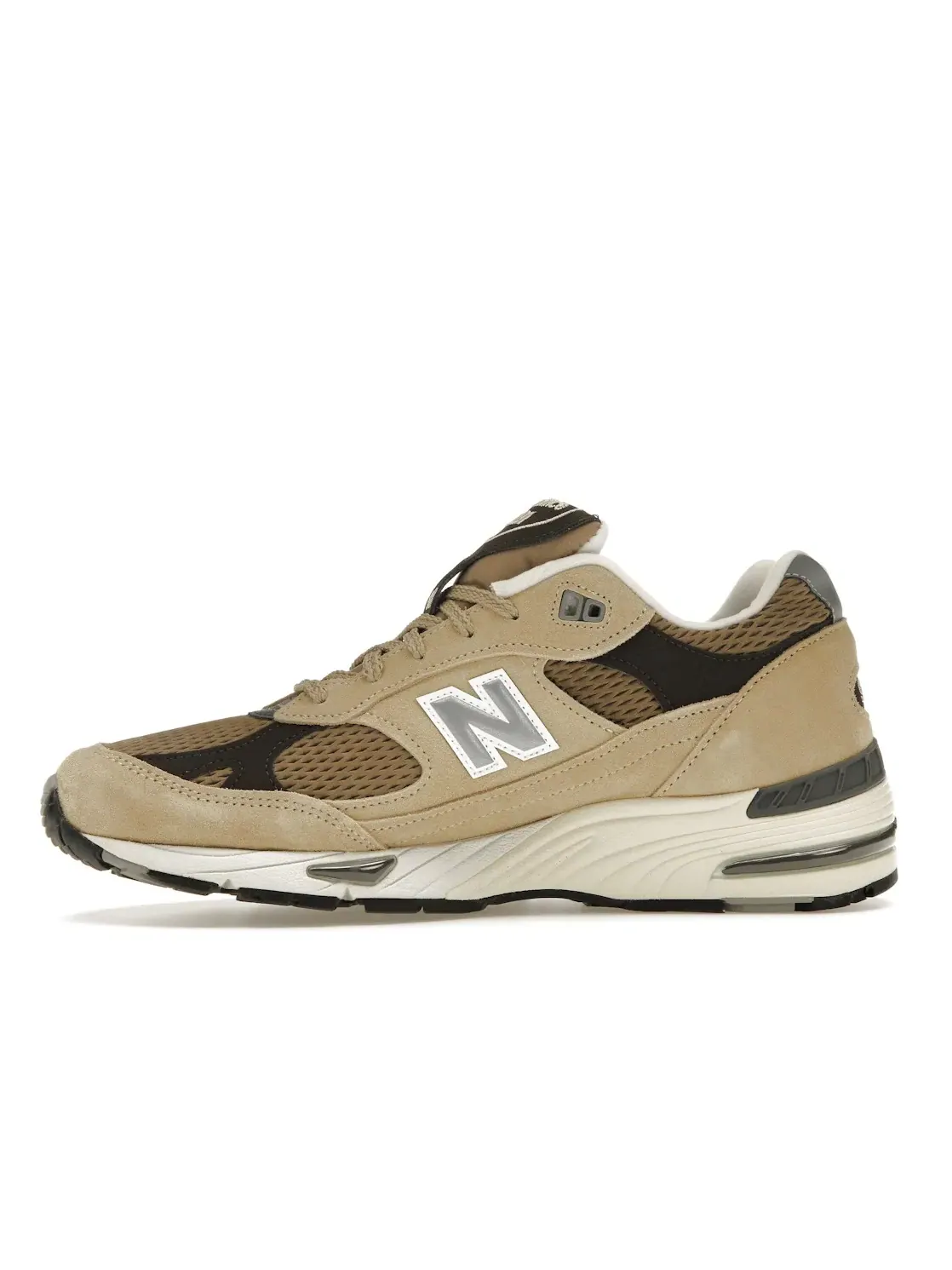 Мужские кроссовки Lifestyle New Balance 991 — изображение 3 из 4, бледный хаки/серебристый