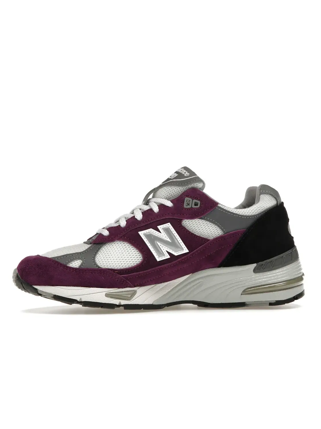Мужские кроссовки Lifestyle New Balance 991, Grape Juice/Alloy — изображение 3 из 4