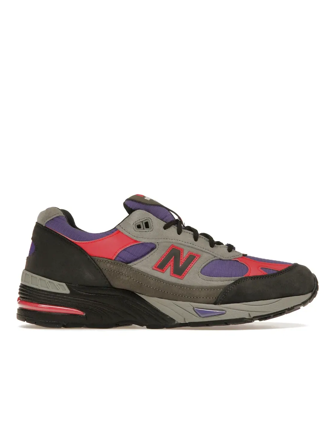 Мужские кроссовки Lifestyle New Balance 991 — изображение 1 из 4, черный//фиолетовый