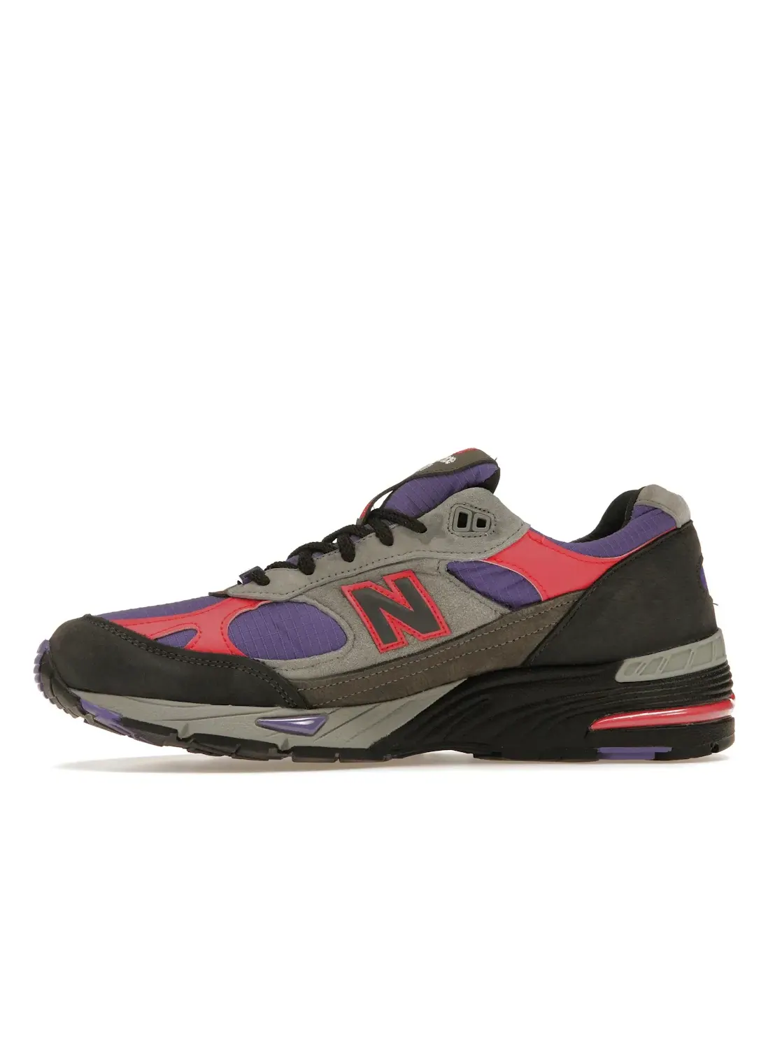 Мужские кроссовки Lifestyle New Balance 991 — изображение 3 из 4, черный//фиолетовый