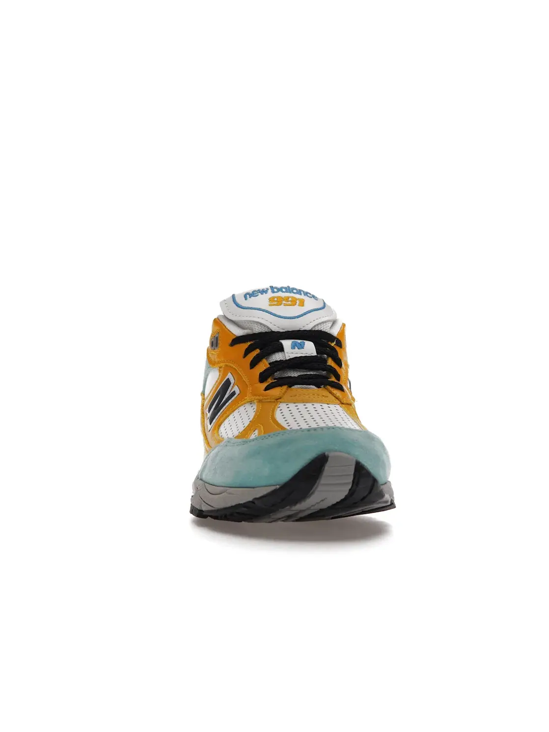 Мужские кроссовки Lifestyle New Balance 991 MiUK — изображение 2 из 4, желтый//белый/серый