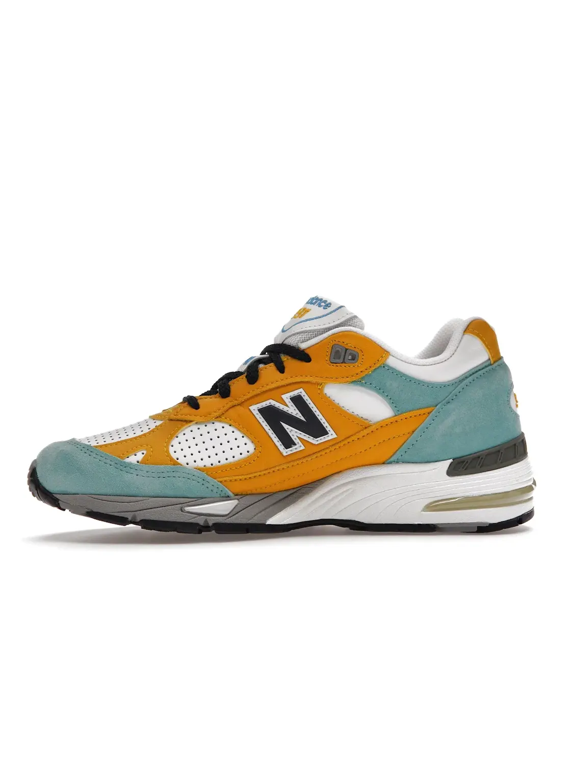 Мужские кроссовки Lifestyle New Balance 991 MiUK — изображение 3 из 4, желтый//белый/серый