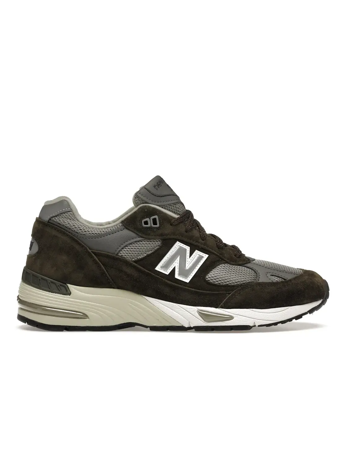 Мужские кроссовки Lifestyle New Balance 991 — изображение 1 из 4, оливковый зеленый